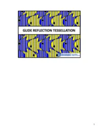 Reflection Tessellation Is Created, It Is Important to Review a Few Key Mathematical Concepts