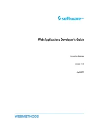 Web Applications Developer's Guide