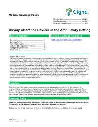 Airway Clearance Devices in the Ambulatory Setting