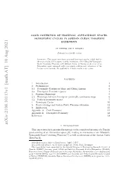 Arxiv:2108.10113V1 [Math.AT] 10 Aug 2021 Aauh Odcvrigterm[]A Ela Xesoso the T of of Extensions As Extensions Well to [6]