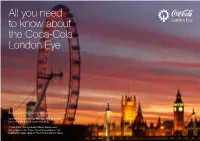 All You Need to Know About the Coca-Cola London Eye
