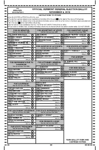 Ballot Paper