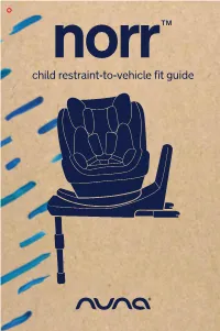 Child Restraint-To-Vehicle Fit Guide
