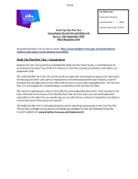 Draft City Plan Part Two – Consultation