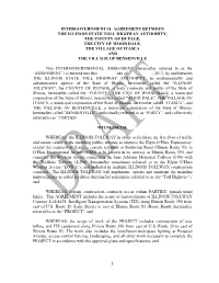 Intergovernmental Agreement Between