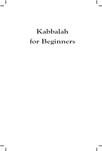 Kabbalah-For-Beginners.Pdf