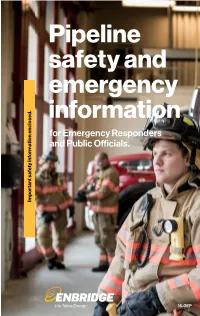 Pipeline Safety and Emergency Information