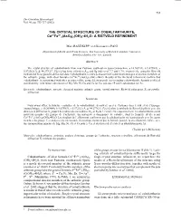 THE CRYSTAL STRUCTURE of COBALTARTHURITE, Co2+Fe3+ 2