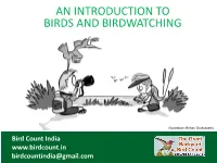 An Introduction to Birds and Birding