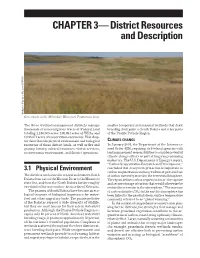 Chapter 3, District Resources and Description