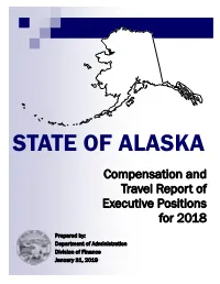 Compensation and Travel Report of Executive Positions for 2018