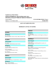 COP List of Participants English V3
