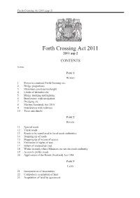 Forth Crossing Act 2011 (Asp 2)
