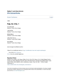 Pulp, Vol. 3 No. 1