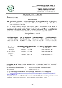 Corrigendum II Issued