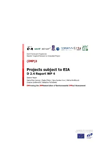 Projects Subject To