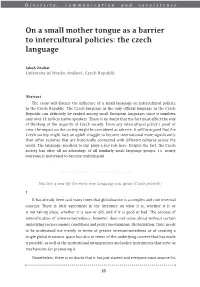The Czech Language