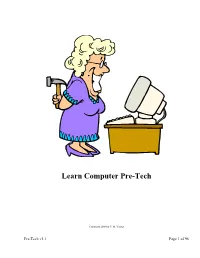 Learn Computer Pre-Tech