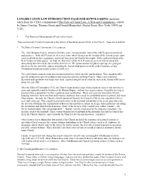 1 Longer Canon Law Introduction Page For