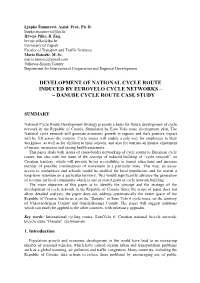 Danube Cycle Route Case Study