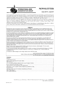 NEWSLETTER CONSERVATION GROUP Issue 2011/1, July 2011