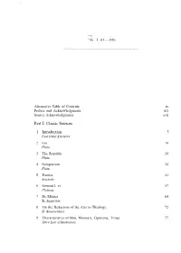 Part I: Classic Sources