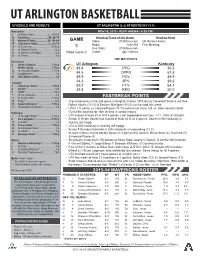 Ut Arlington Basketball