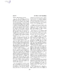 47 CFR Ch. I (10–1–06 Edition) § 15.117