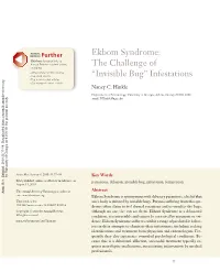 Ekbom Syndrome: the Challenge of “Invisible Bug” Infestations
