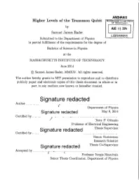 Higher Levels of the Transmon Qubit