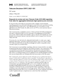 Telecom Decision CRTC 2021-181
