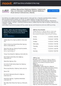 JEEP Bus Time Schedule & Line Route