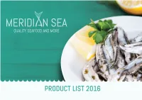 Product List 2016.Pdf