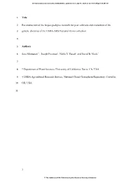 Reconstruction of the Largest Pedigree Network for Pear Cultivars and Evaluation of The