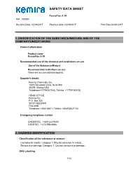 Safety Data Sheet