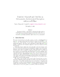 Salsa20 and Chacha in Deterministic Authenticated Encryption with No Noncense