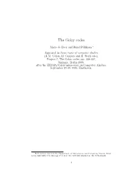 The Golay Codes