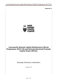 Capital Programme – Business Case Template V0.01