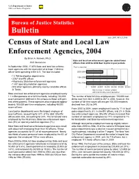Census of State and Local Law Enforcement Agencies, 2004 by Brian A