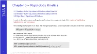 Chapter 3 – Rigid-Body Kinetics