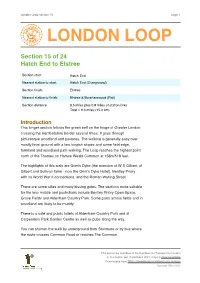 London Loop Section 15 Page 1 LONDON LOOP
