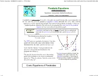 Parabola Equations - Mathbitsnotebook(Geo - CCSS Math)