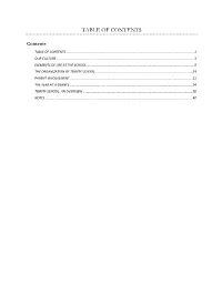 Table of Contents