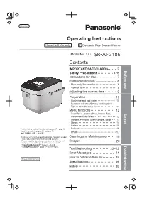 Operating Instructions