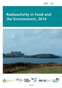 Radioactivity in Food and the Environment, 2014