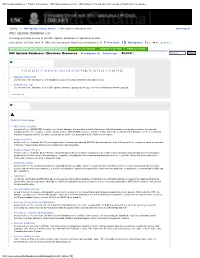 USC Upstate Database List - USC Upstate Library Guides at University of South Carolina Upstate