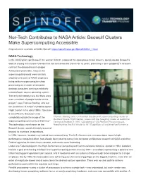 Beowulf Clusters Make Supercomputing Accessible