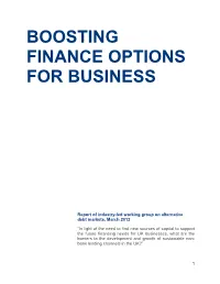 Boosting Finance Options for Business