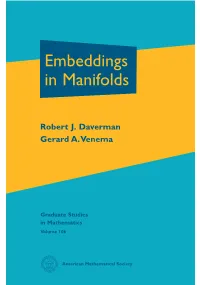 Embeddings in Manifolds