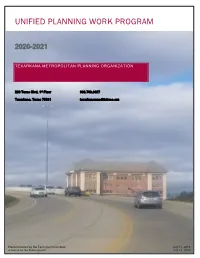 Unified Planning Work Program
